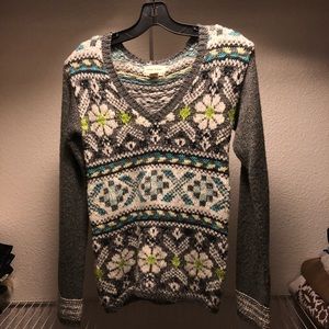 [NWOT] Knitted Floral Sweater